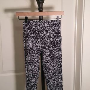 Lululemon Align Pant 28"Urban Block Ice Grey Black size 4